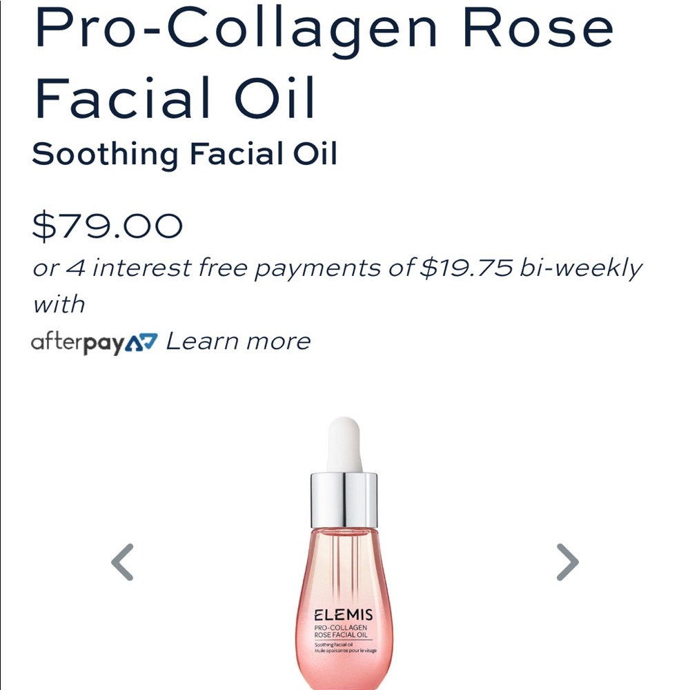 BRAND NEW Elemis rose face oil